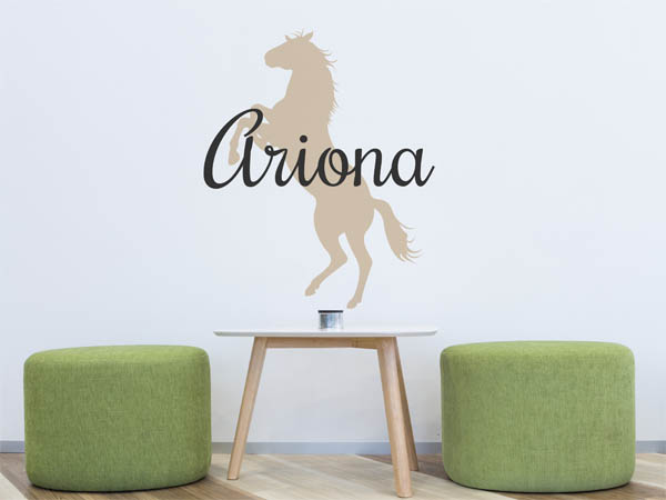 Wandtattoo Ariona mit Pferd