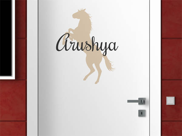 Wandtattoo Arushya mit Pferd