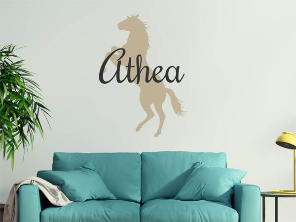 Wandtattoo Athea mit Pferd