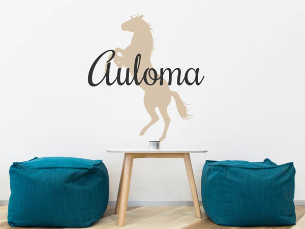 Wandtattoo Auloma mit Pferd