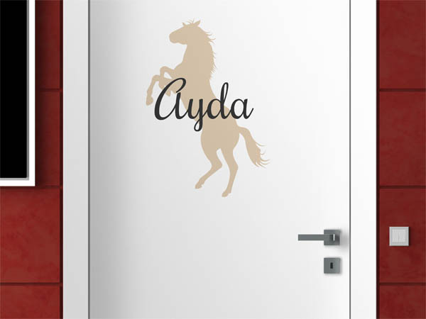 Wandtattoo Ayda mit Pferd
