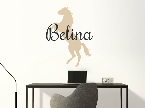 Wandtattoo Belina mit Pferd