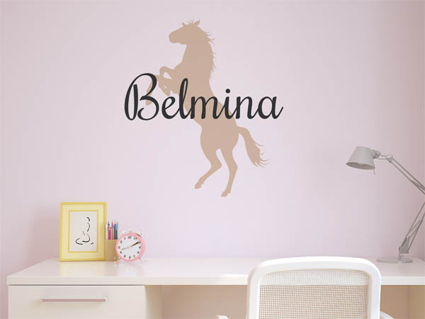 Wandtattoo Belmina mit Pferd