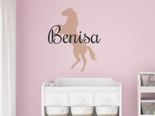 Wandtattoo Benisa mit Pferd