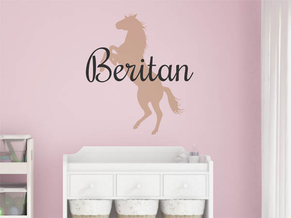 Wandtattoo Beritan mit Pferd