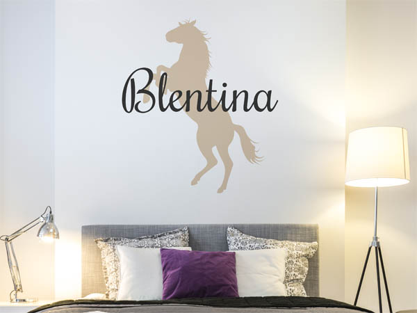 Wandtattoo Blentina mit Pferd