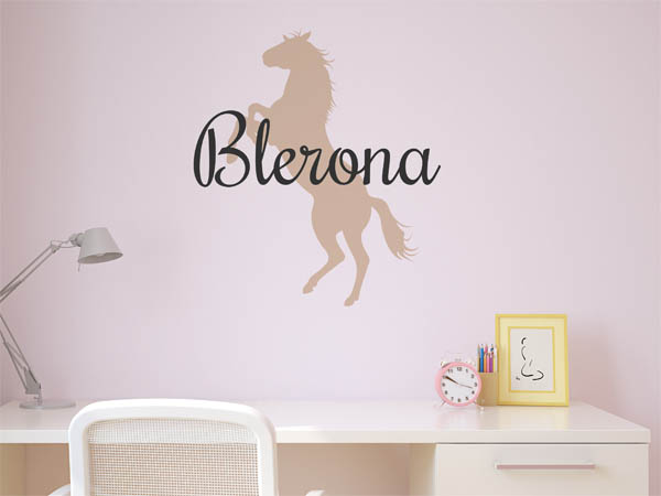 Wandtattoo Blerona mit Pferd