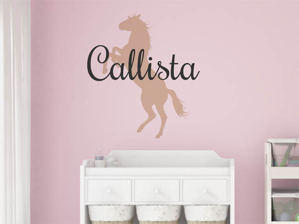 Wandtattoo Callista mit Pferd