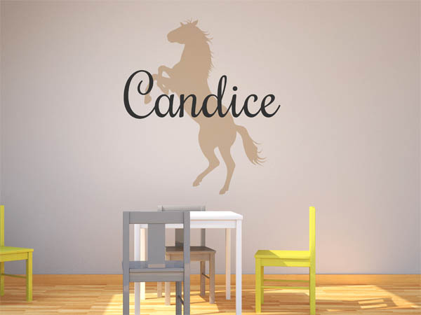 Wandtattoo Candice mit Pferd