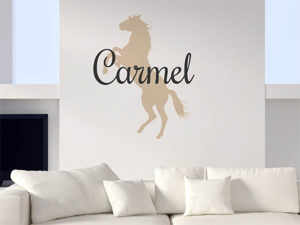 Wandtattoo Carmel mit Pferd