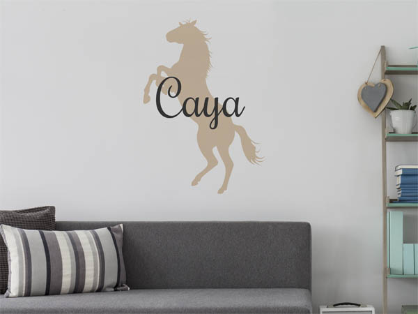 Wandtattoo Caya mit Pferd