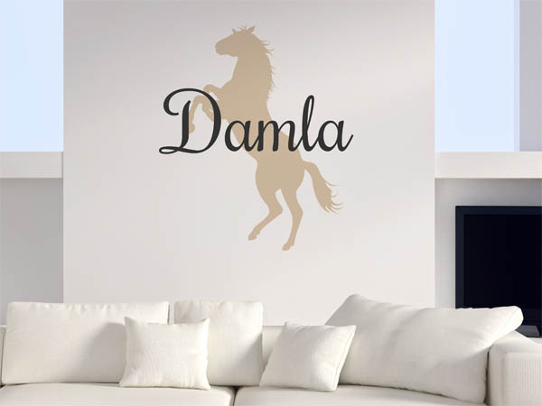 Wandtattoo Damla mit Pferd