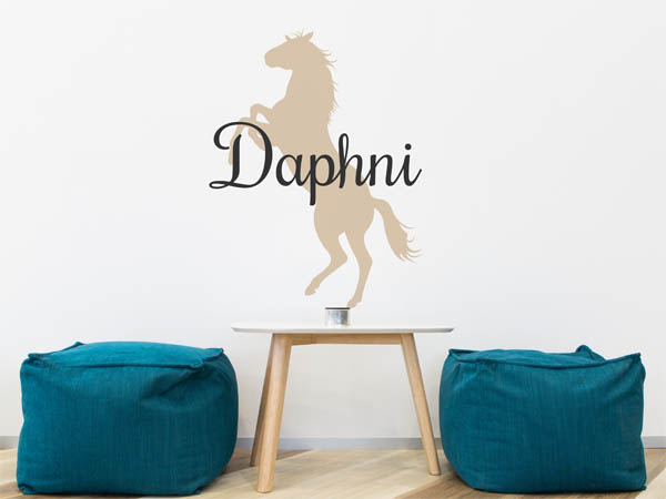 Wandtattoo Daphni mit Pferd