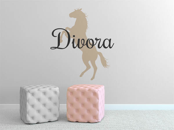 Wandtattoo Divora mit Pferd