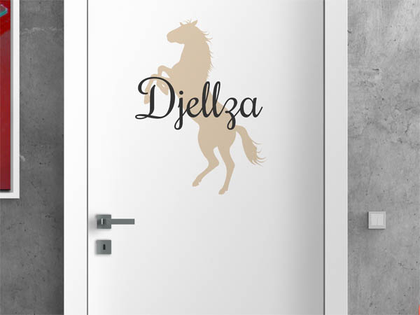 Wandtattoo Djellza mit Pferd