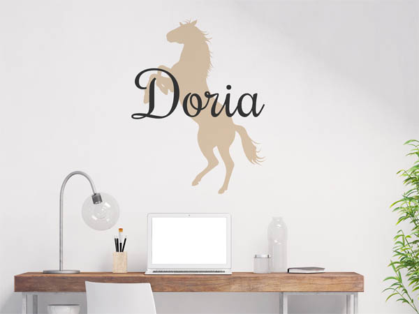Wandtattoo Doria mit Pferd