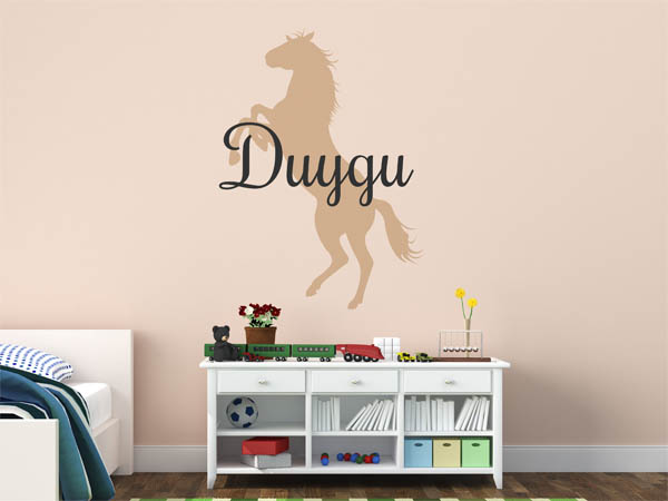 Wandtattoo Duygu mit Pferd