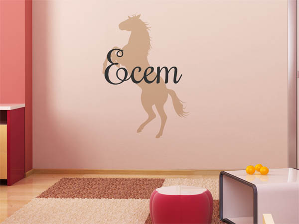 Wandtattoo Ecem mit Pferd