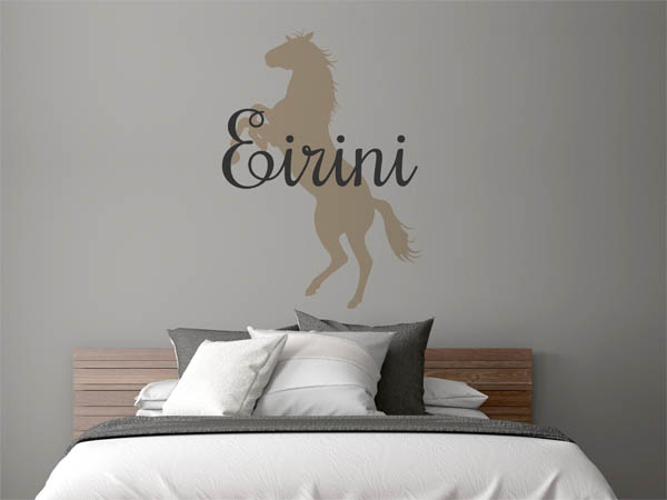 Wandtattoo Eirini mit Pferd