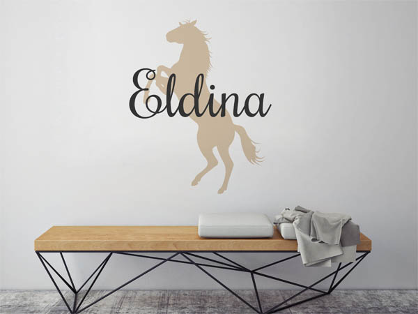Wandtattoo Eldina mit Pferd