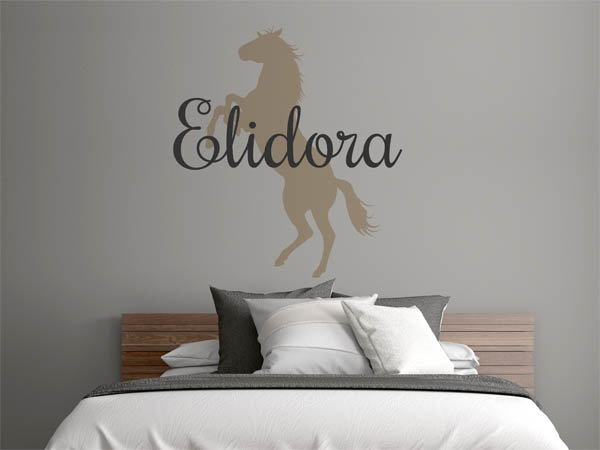 Wandtattoo Elidora mit Pferd