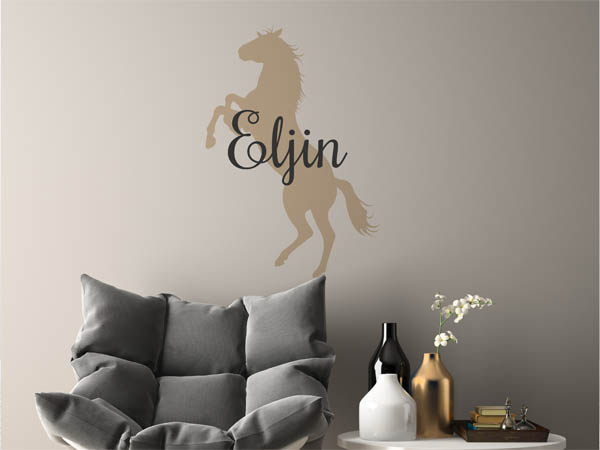 Wandtattoo Eljin mit Pferd