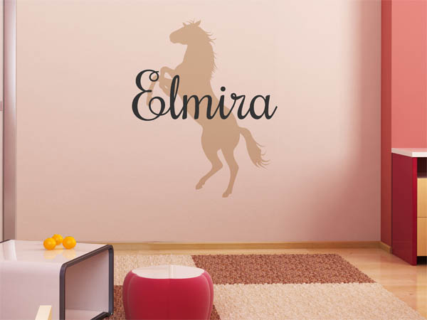 Wandtattoo Elmira mit Pferd