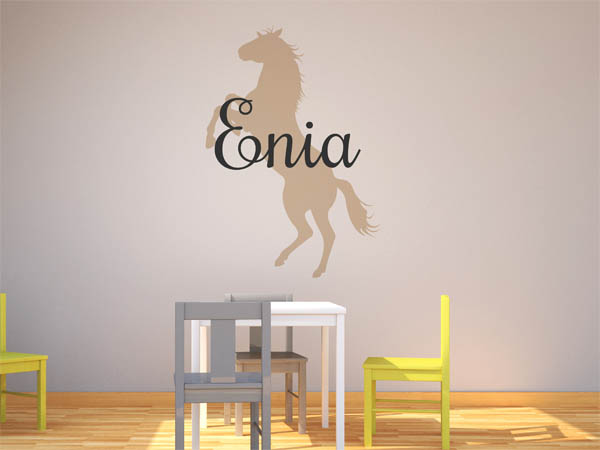 Wandtattoo Enia mit Pferd
