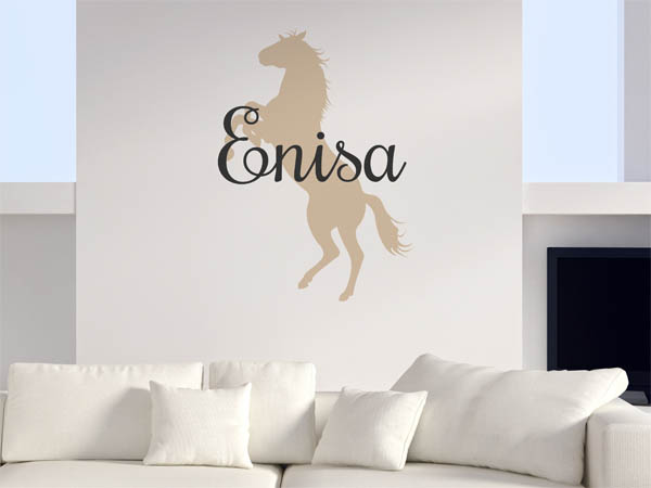Wandtattoo Enisa mit Pferd