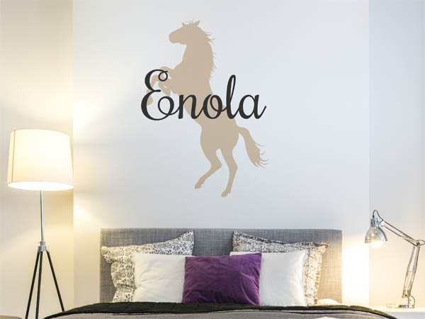 Wandtattoo Enola mit Pferd