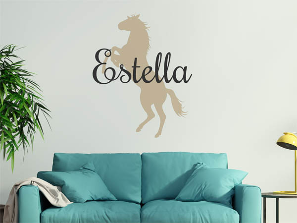 Wandtattoo Estella mit Pferd