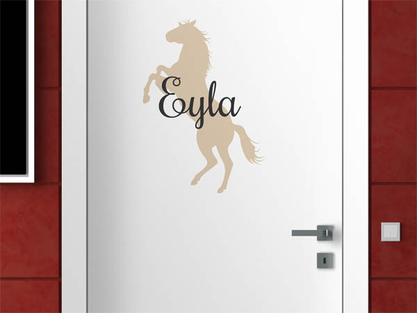 Wandtattoo Eyla mit Pferd