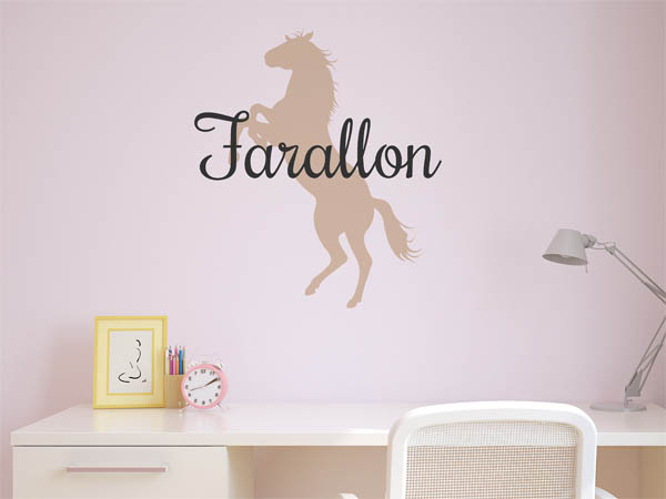 Wandtattoo Farallon mit Pferd