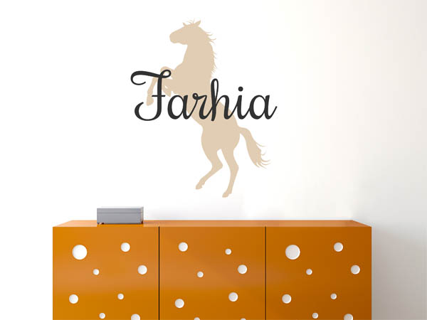 Wandtattoo Farhia mit Pferd