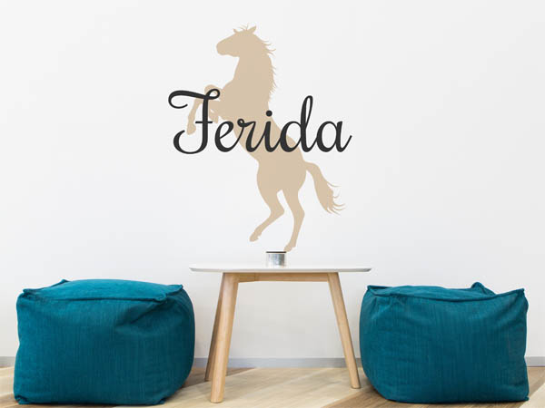 Wandtattoo Ferida mit Pferd