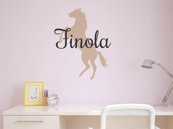 Wandtattoo Finola mit Pferd