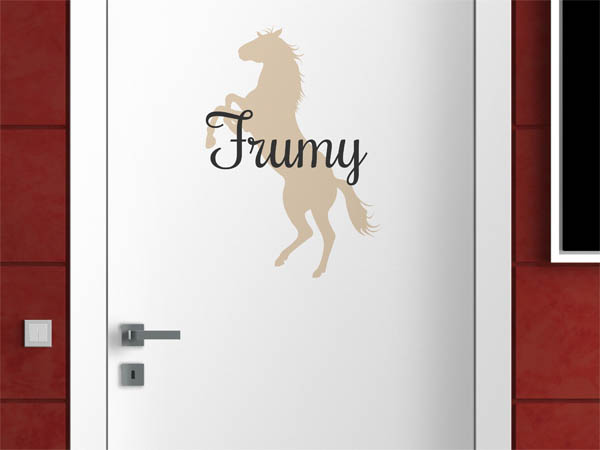 Wandtattoo Frumy mit Pferd