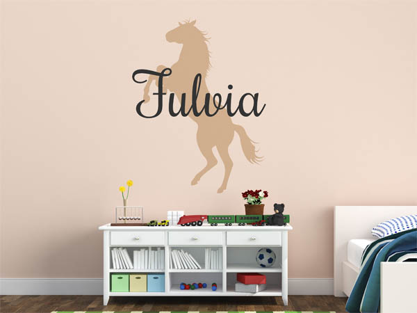 Wandtattoo Fulvia mit Pferd
