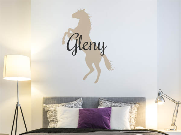 Wandtattoo Gleny mit Pferd