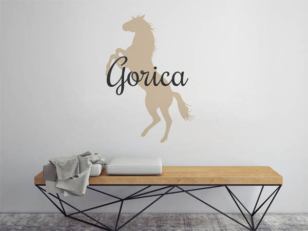 Wandtattoo Gorica mit Pferd