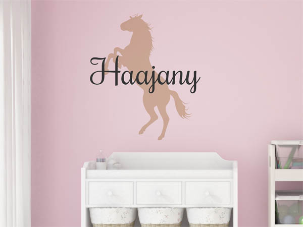 Wandtattoo Haajany mit Pferd