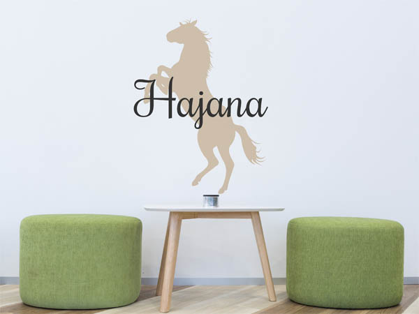 Wandtattoo Hajana mit Pferd