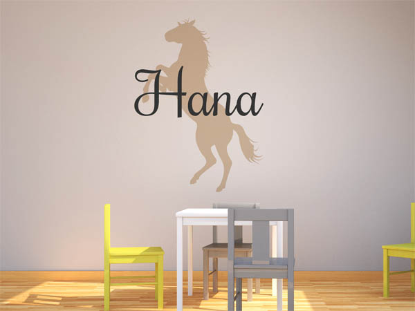 Wandtattoo Hana mit Pferd