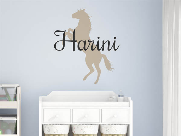 Wandtattoo Harini mit Pferd