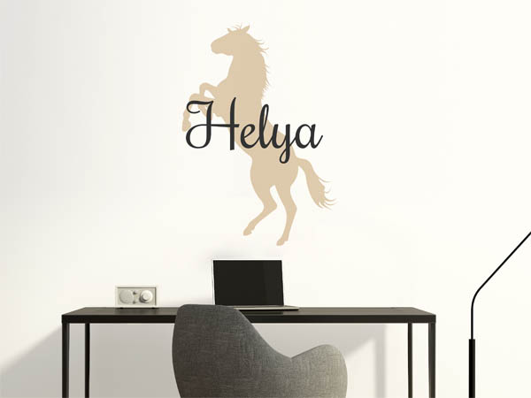 Wandtattoo Helya mit Pferd