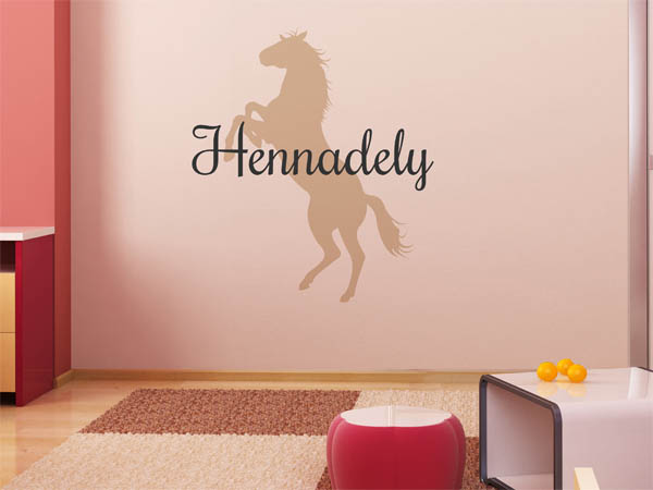 Wandtattoo Hennadely mit Pferd