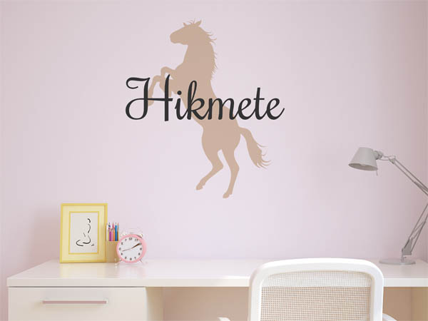 Wandtattoo Hikmete mit Pferd