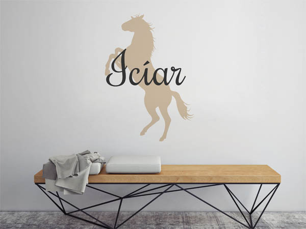 Wandtattoo Icíar mit Pferd