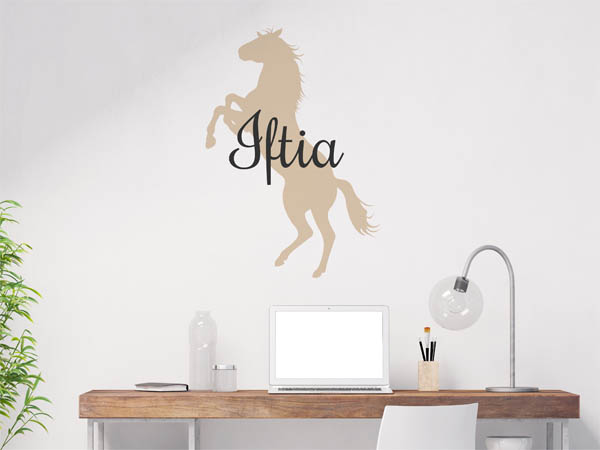 Wandtattoo Iftia mit Pferd