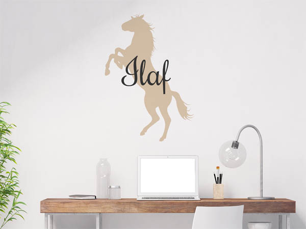 Wandtattoo Ilaf mit Pferd